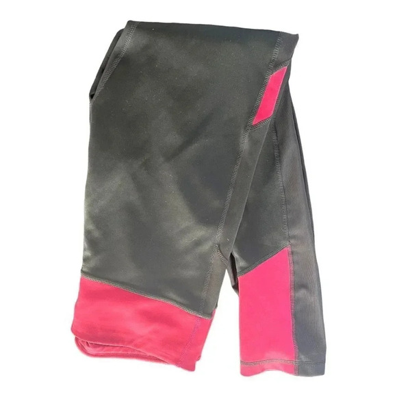 Adidas Women’s Small‎ Climalite Workout Leggings in Black & Hot Pink - Picture 1 of 3